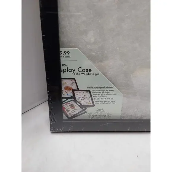New Display Case table top Shadow box Style by Green Tree Gallery 11 x 9" wood - Picture 3 of 4